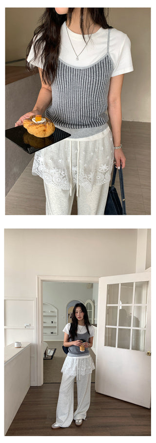 Knitted camisole top