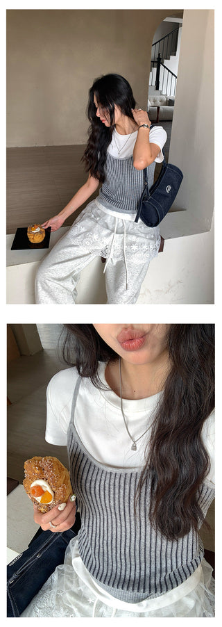 Knitted camisole top