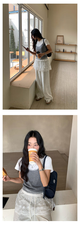 Knitted camisole top