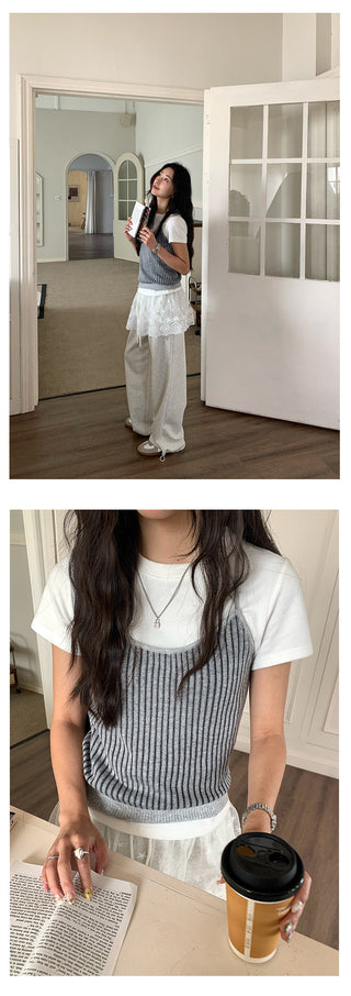 Knitted camisole top