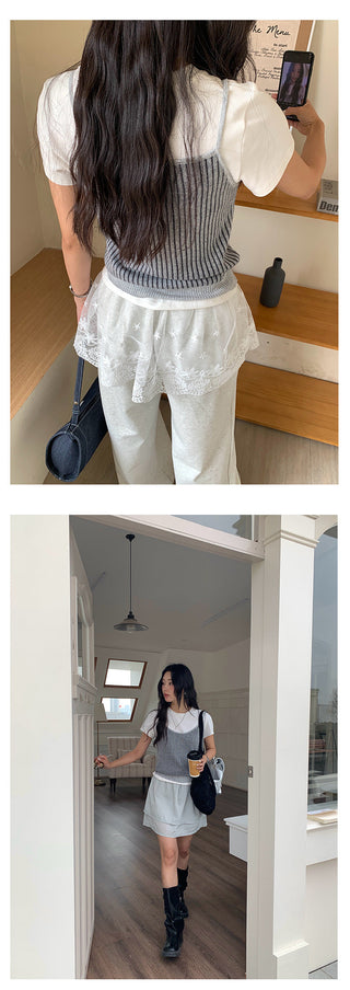 Knitted camisole top