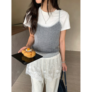 Knitted camisole top