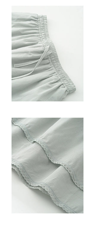 Lace short skirt