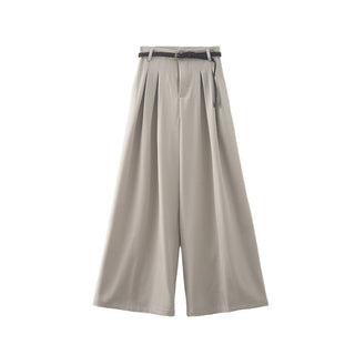 Pleated suit pants