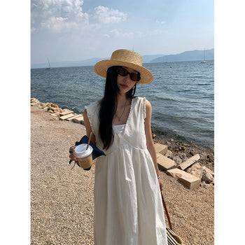 V-neck lace dress