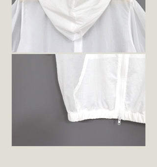 Short sleeve hoodcoat