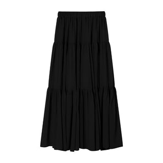 Purple A-Line Pleated Skirt