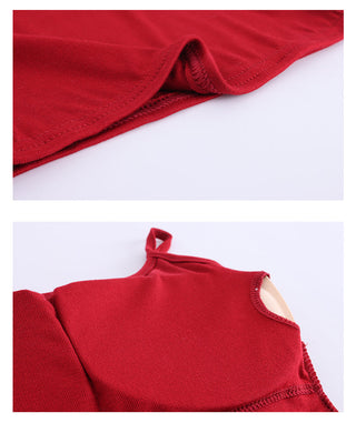 Solid Color Camisole with Bra