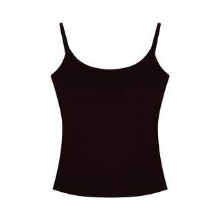 Solid Color Camisole with Bra