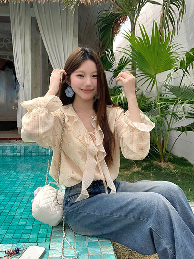 Plaid Floral Shirt