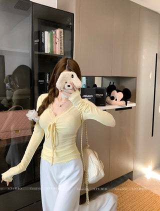 Lace Long Sleeve Top