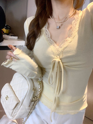 Lace Long Sleeve Top