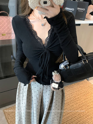 Lace Long Sleeve Top