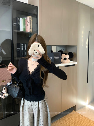 Lace Long Sleeve Top