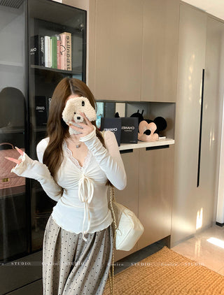 Lace Long Sleeve Top