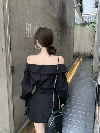 White Off-Shoulder Shirt