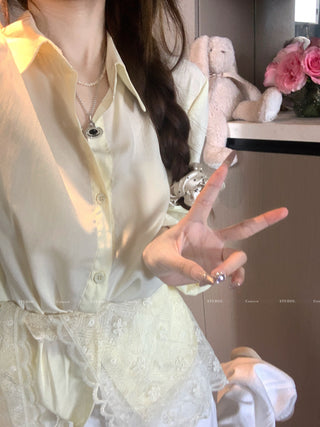 Lace-Up Polo Shirt