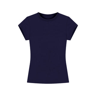 Round Neck Short Sleeve Top