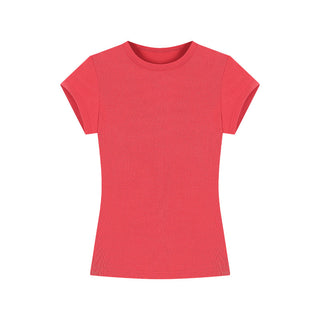 Round Neck Short Sleeve Top