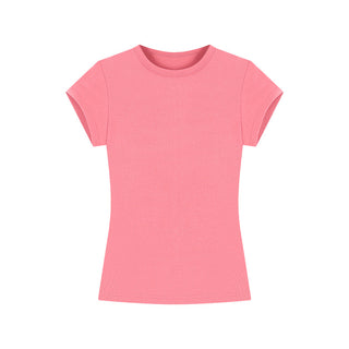 Round Neck Short Sleeve Top