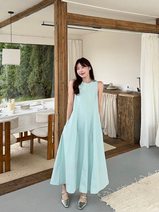 Sleeveless Vest with White Dress