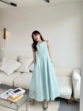 Sleeveless Vest with White Dress