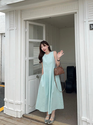 Sleeveless Vest with White Dress