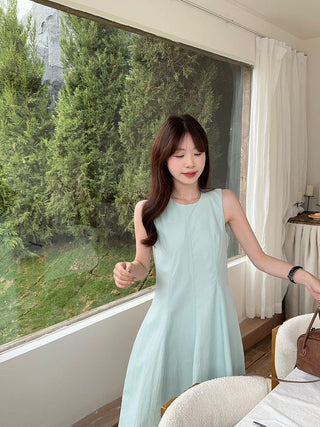 Sleeveless Vest with White Dress