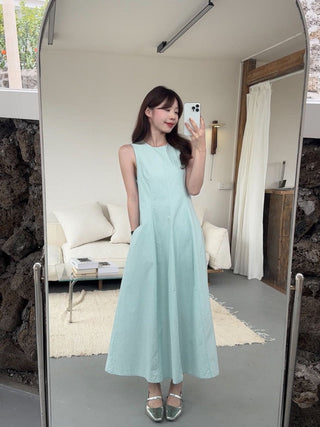 Sleeveless Vest with White Dress