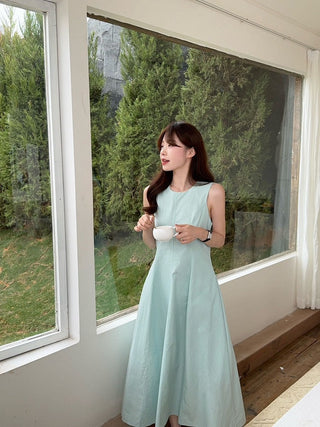 Sleeveless Vest with White Dress