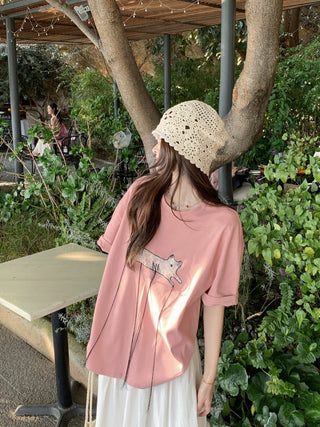 Lace Patch Top with Skirt
