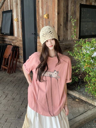 Lace Patch Top with Skirt