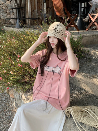 Lace Patch Top with Skirt