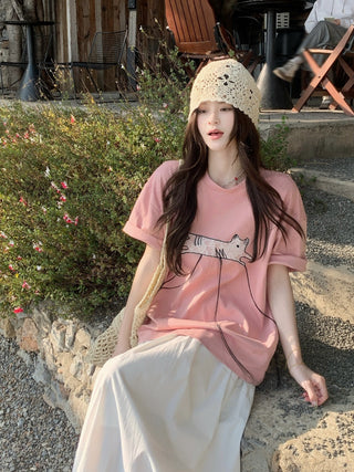 Lace Patch Top with Skirt