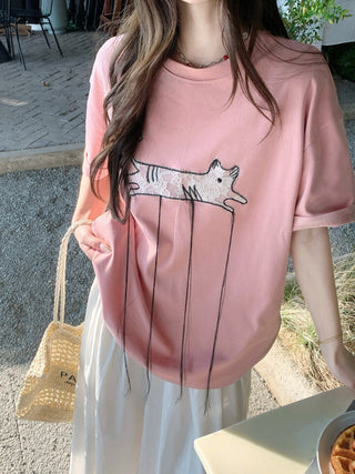 Lace Patch Top with Skirt
