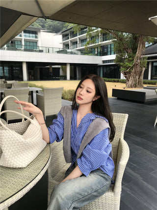 Striped Blue Shirt