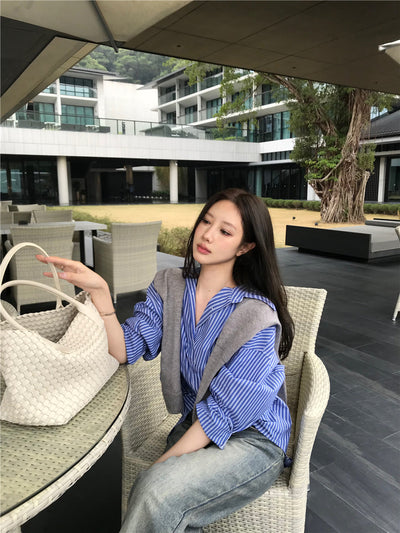 Striped Blue Shirt