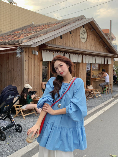 Blue Pullover Shirt
