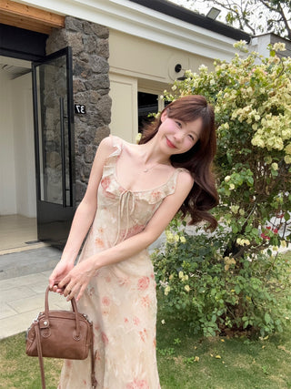 Ruffled Floral Dress