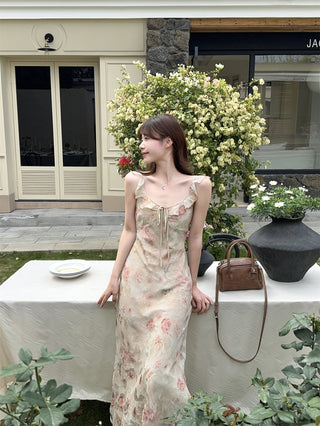 Ruffled Floral Dress