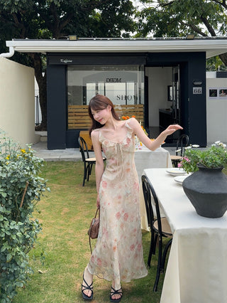 Ruffled Floral Dress