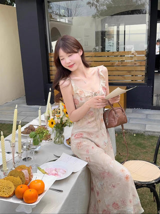 Ruffled Floral Dress