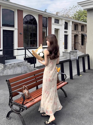 Ruffled Floral Dress