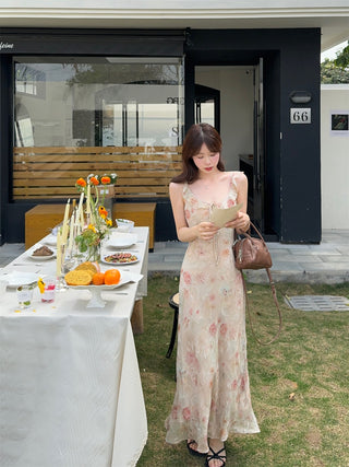 Ruffled Floral Dress