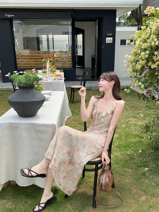 Ruffled Floral Dress