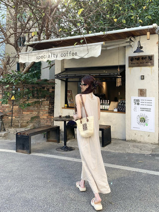 Striped Halter Dress