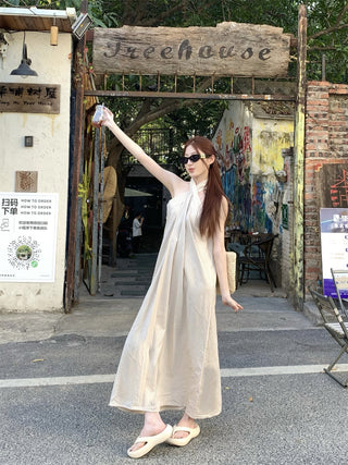 Striped Halter Dress