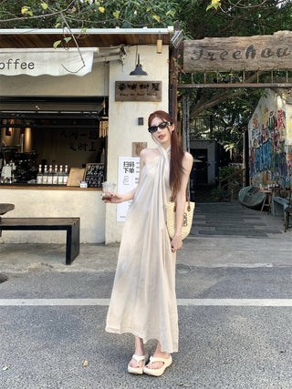 Striped Halter Dress