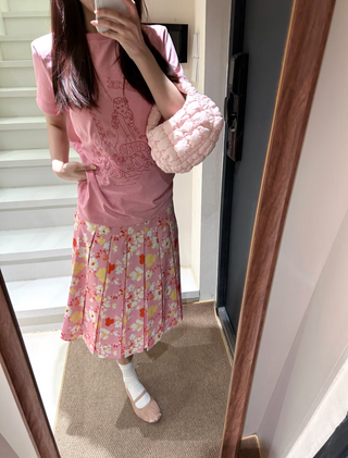 Mermaid Top with Floral Skirt