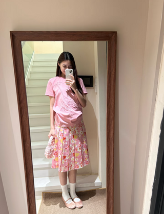 Mermaid Top with Floral Skirt